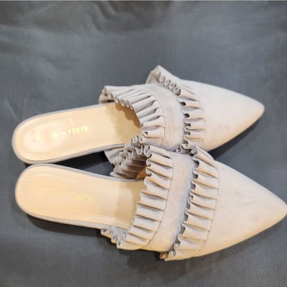BRAND NEW CHASE&CHLOE POINTED TOE SLIP-ON WOMEN"S MULE - Picture 7 of 14